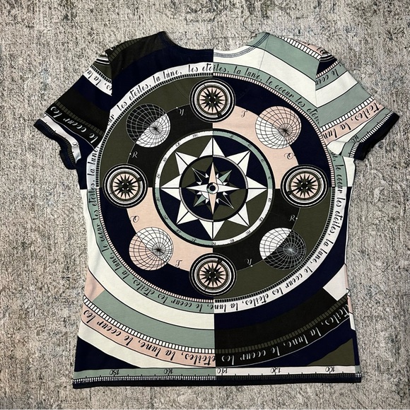 NWOT Tory Burch Louis Printed Tee - Picture 4 of 7